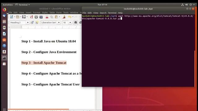 Install and Configure Apache Tomcat on Ubuntu смотреть онлайн