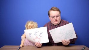 Ботя и Надя учатся Рисовать