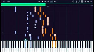 Naruto Shippuden - Ending 28: Niji (Piano Synthesia)