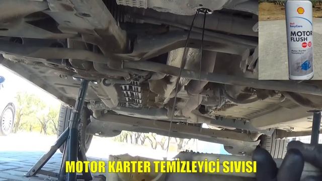 DACIA YAĞ BAKIMI SHELL MOTOR TEMİZLEYİCİSİNİ TEST ETTİK