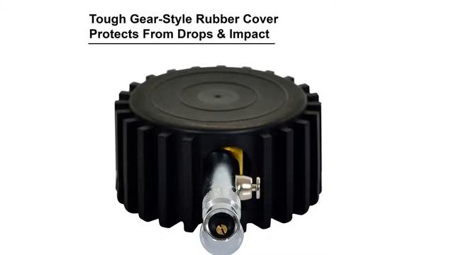 Voroly Analog Tyre Pressure Gauge 100 PSI Car Truck Bicycle and Non Slip Grip-OFFER смотреть онлайн