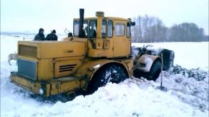 К 701 в снегу