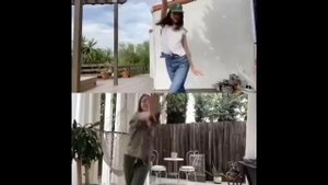 Margaret Qualley & Kaitlyn Dever’s Socially Distant Dance Party!