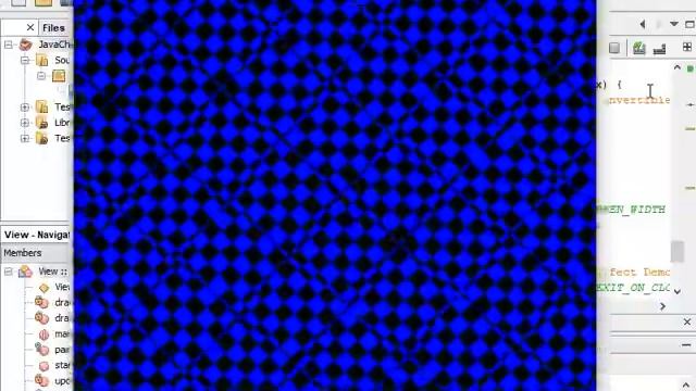 [Java] 2D from scratch - Checkered XOR Effect Test #1 смотреть онлайн