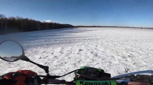 25.12.2021 Зимние красоты. Козелец Winter Trip. Козелець Kawasaki KDX vs Kovi Lite Vs Gopro 6