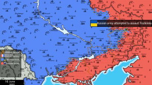 Продвижение войск РФ на Украине с 16.06 по 18.06.