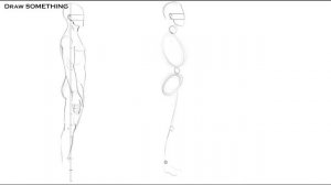 Human figure side view step by step (Class - 5)