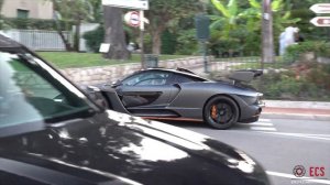 Supercars in Monaco 2023 - VOL. 22 (SLR Stirling Moss, Ford GT, Senna, Chiron Sport Noire, 599 GTO)