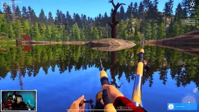 Русская Рыбалка 4 — Рыбалка на озере Куори, надежда была на хороший клёв, а открыл воблеры! смотреть онлайн