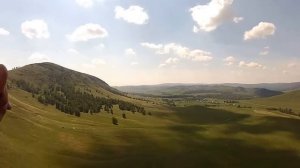 Paragliding. Параплан. Полёт. Сложение ушей.      GOPR0627