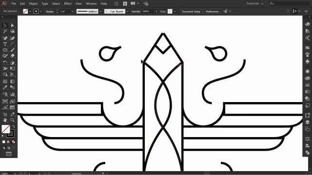 How To Make A Symmetric Design live mirror Adobe Illustrator Tutorial смотреть онлайн