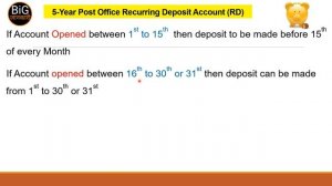 Post Office RD Scheme | 100 , 200 , 500 Monthly Deposit Maturity Calculator