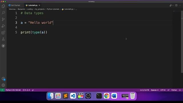 Python Data types kids tutorial | Tutorial 4 | BM coding for kids