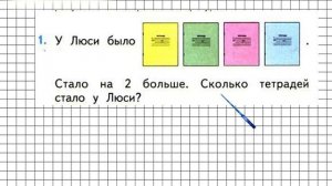 Страница 96 Задание 1 – Математика 1 класс (Моро) Часть 1