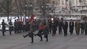 Министр обороны Великобритании Бен Уоллес возложил венок к Могиле Неизвестного Солдата. 11.02.22 г.