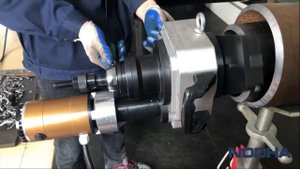 Ручная машина для снятия фаски с труб Nodha ТВР-270 с электроприводом
