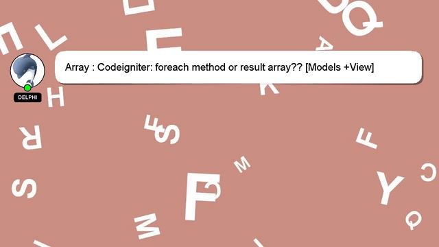 Array : Codeigniter: foreach method or result array?? [Models +View]