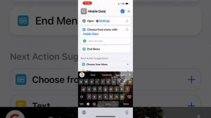 Switch Mobile Data in iPhone Shortcut