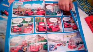 Часы Молния Моквин, журнал тачки с машинками, наклейки.  Распаковка