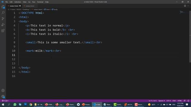 Java Week 02 3 HTML text formatting смотреть онлайн