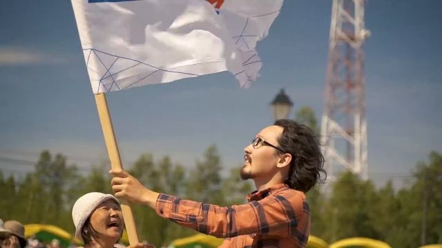 Приход первого пассажирского поезда на станцию Нижний Бестях (Якутия). Организатор: компания "Рест" смотреть онлайн