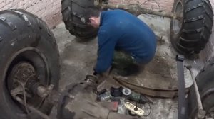 Вездеход с двигателем ваз 2108.начало.
