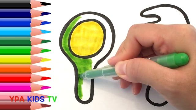 Раскраска для детей ЗЕРКАЛО и РАСЧЕСКА. Мультик - Раскраска. Учим цвета смотреть онлайн