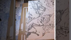 Переделка стола под мрамор.