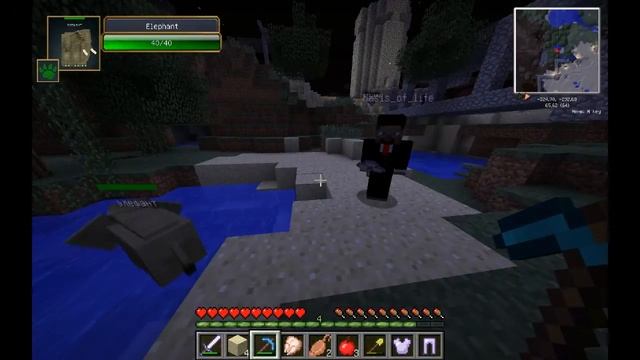Гайд по приручению слона [Мод Mo'Creatures] [Revived-Craft.Ru]