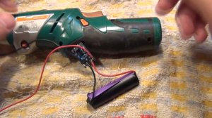 Про переделку электроотвертки на литий 18650