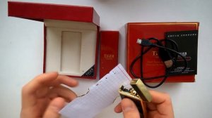 Электродуговая импульсная USB зажигалка TIGER SINSE 1992 видеообзор