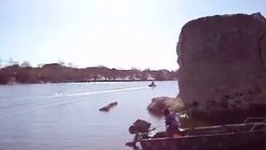 Гибридный лодочный мотор ЛИФАН 6.5+ Стрела, 35 км/час на лодке РОМАНТИКА-1.