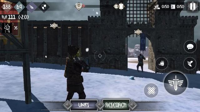 Heroes and Castles 2. Killing enemies inside walls. смотреть онлайн