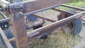 Телега для большого мотоблока Скаут