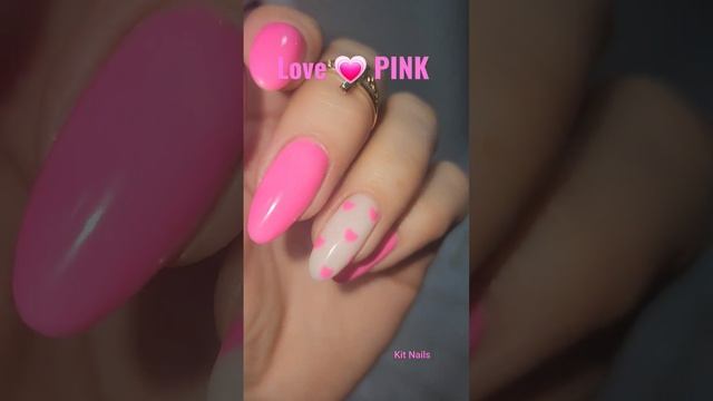 Розовый маникюр #миндаль #pinknails #shortsvideo #naildesign #2023