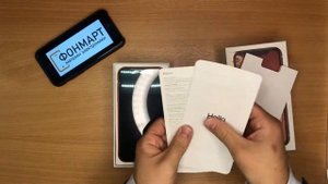 Распаковка iPhone XR Коралловый в магазине Фонмарт