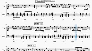 Nastyona - " My September " Violin Sheet Music