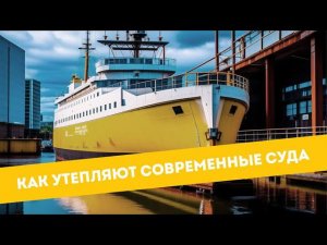 Напыляемая теплоизоляция ППУ в судостроении. краболовное судно проекта 5712LS Капитан Александров.