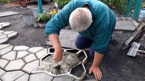 Садовая дорожка на весь двор своими руками