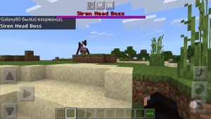ОБЗОР МОДА SIREN HEAD В МАЙНКРАФТЕ-//-СИРЕНЕГОЛОВЫЙ И МУЛЬТЯШНЫЙ КОТ АТАКУЮТ.