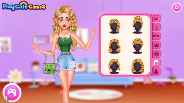 BFFs Flowers Inspired Fashion - Dressup Game by Playcutegames.com смотреть онлайн