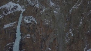 Белогорское (Сокулукское) ущелье. Белогорский водопад. Смотреть до конца. Кыргызстан. 29.01.2023