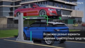 Парковочный подъемник зависимого типа Majorlift (Турция). Принцип работы