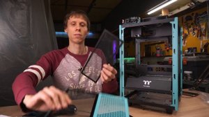 Mini-ITX ТЕРРАРИУМ I Thermaltake the tower 100