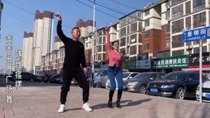 Синий иней. танец в исполнении Цинцин и дяди Ши