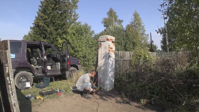 2023 Сентябрь. Лёгкий ремонт деревянных ворот смотреть онлайн