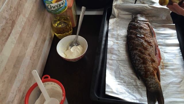 Как приготовить карпа в духовке. Карп запеченный от Ивана!