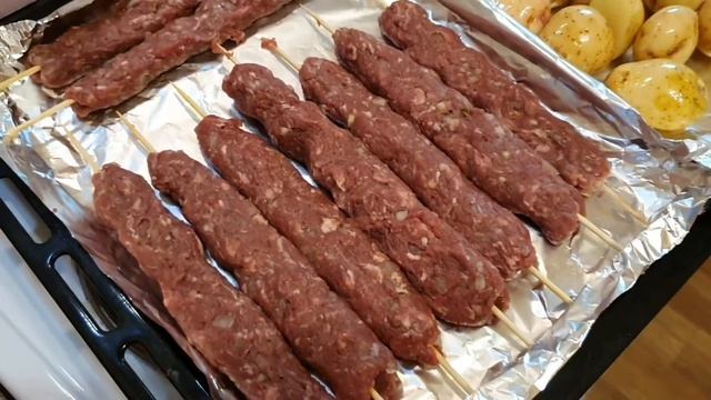 #готовимдома #полезнаяеда #кухня Люля-Кебаб в духовке.