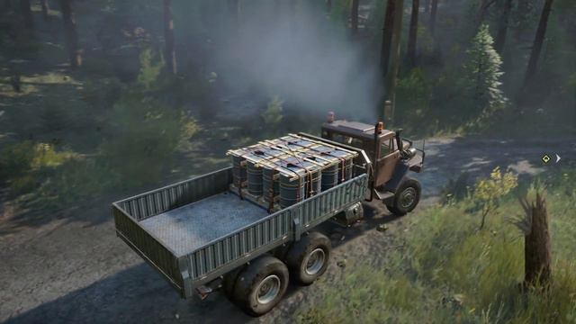 Открываю гараж в Зимнегорске. SnowRunner смотреть онлайн