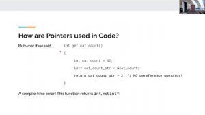 A Gentle Introduction to Pointers and "Unmanaged" Code (Max Zimon, Tech Talk @ CodeDay Labs 2021)